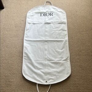 Dior White Garment Bag